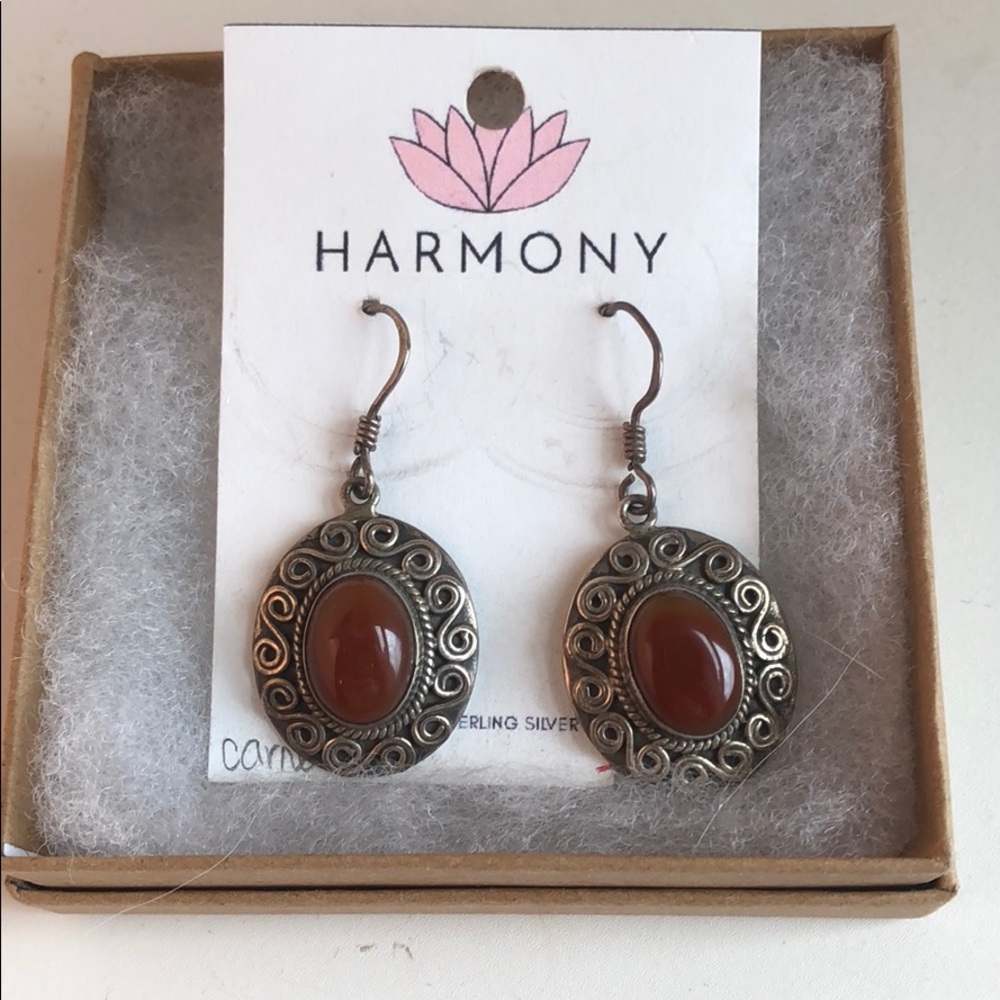 Carnelian earrings